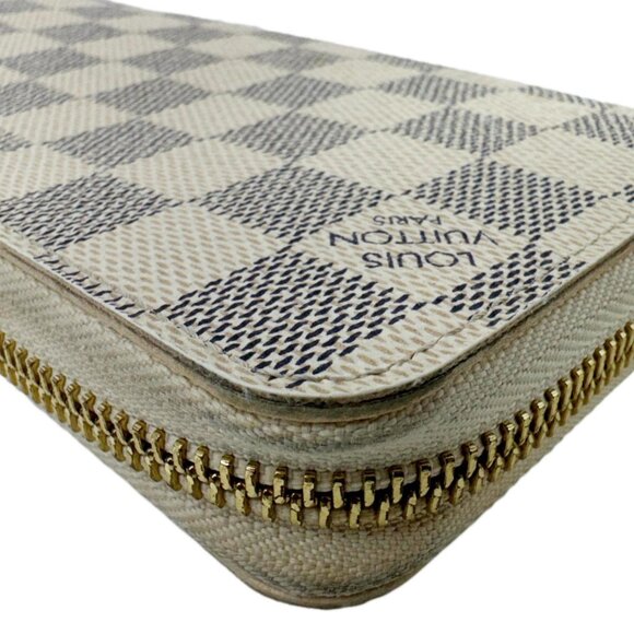 Louis Vuitton  Damier Azur Zippy Wallet White - Picture 8 of 14